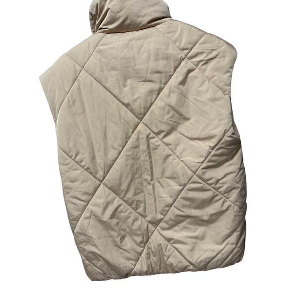 MEROKEETY Women's Winter Puffer Vest with Pockets S - Picture 5 of 5